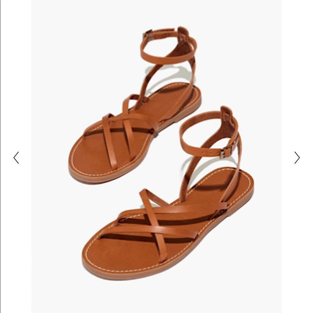 MADEWELL The Boardwalk Skinny Strap Sandal